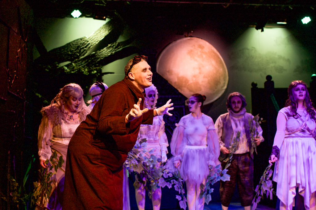 A scene from 'The Addams Family Musical' at The Archway Theatre, 2025