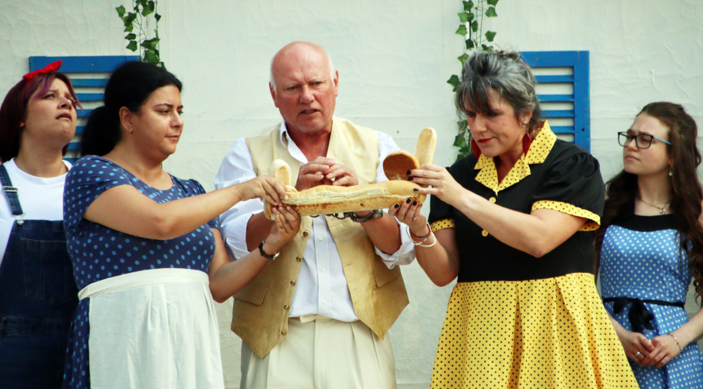 A scene from 'A Comedy of Errors' at The Archway Theatre, 2025